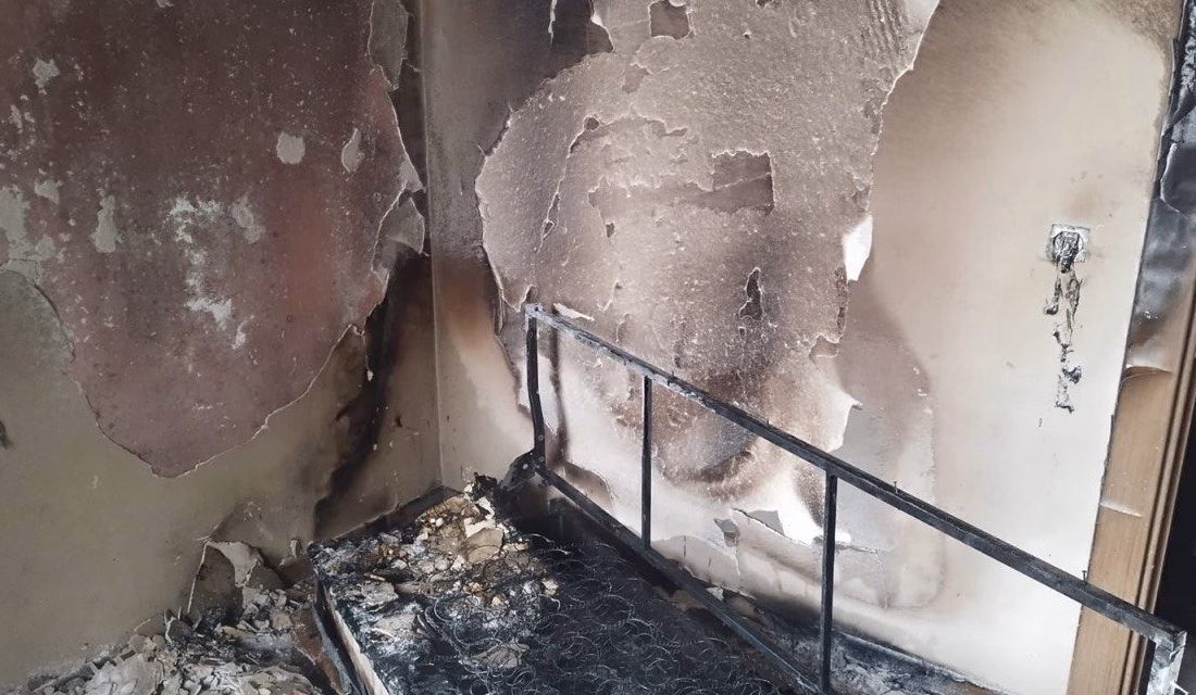 Kahramanmaraş’ın Elbistan ilçesi Karalbistan Mahallesi’ndeki TOKİ 5. Etap konutlarında çıkan