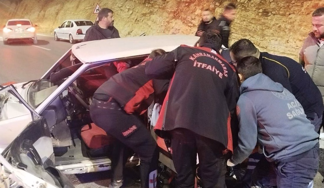 Kahramanmaraş’ta yaşanan trafik kazası sonrası 2 kişi yaralandı.
