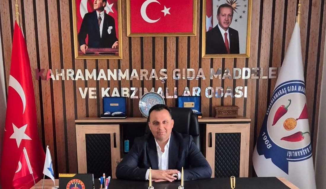 Kahramanmaraş Gıda Maddeleri ve Kabzımallar Odası Başkanı Halit Orhan, 30