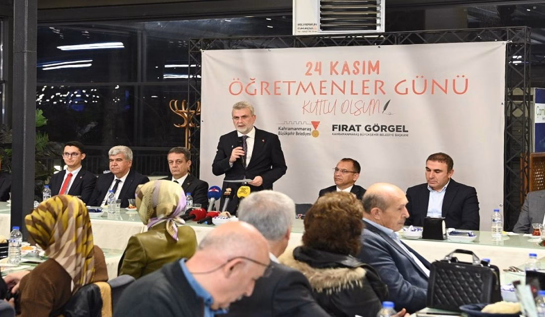 Kahramanmaraş Büyükşehir Belediyesi, 24 Kasım Öğretmenler Günü dolayısıyla anlamlı bir