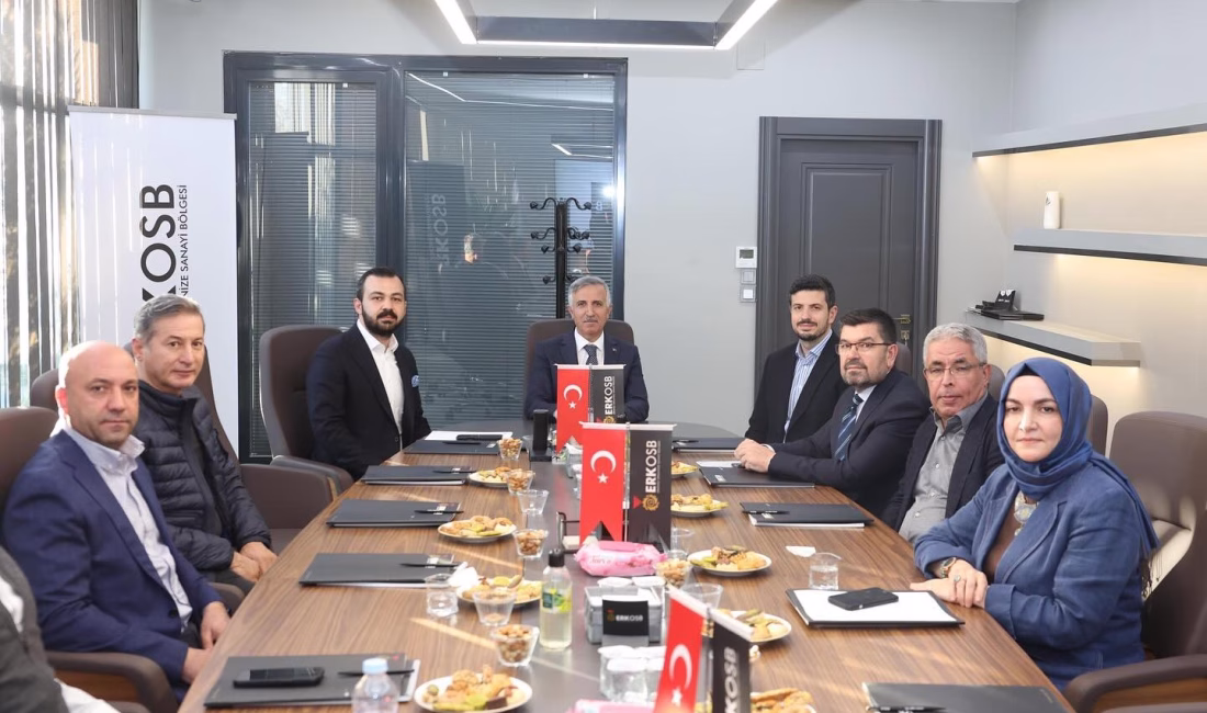 Kahramanmaraş Valisi Mükerrem Ünlüer başkanlığında düzenlenen Erkenez Organize Sanayi Bölgesi