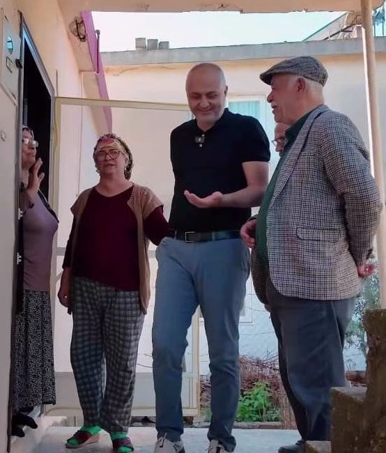 Andırın Belediye Başkanı Ahmet Sinan Gökşen ilçede devam eden inşaat