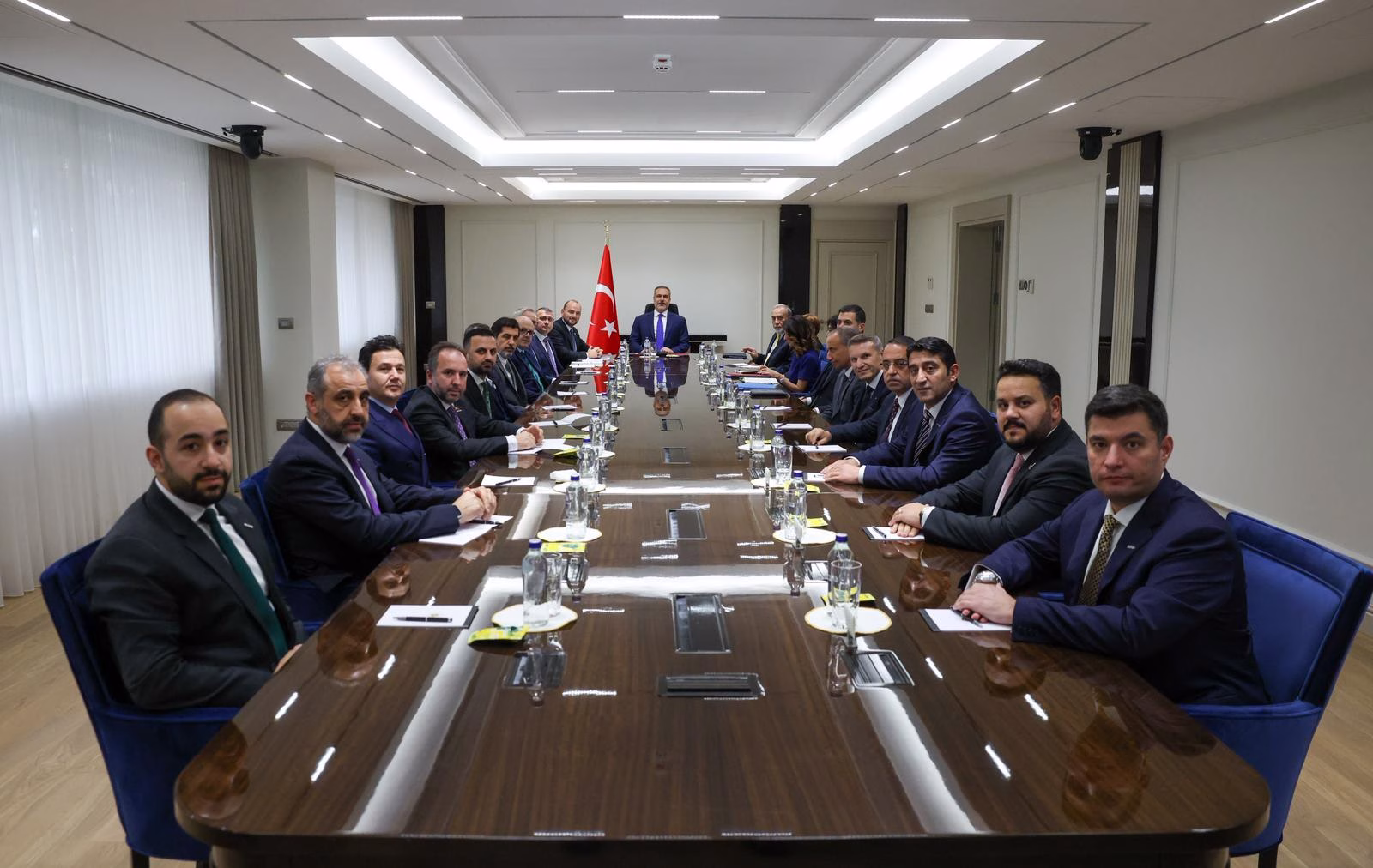 Bakan Fidan, MÜSİAD Genel Başkanı Özdemir'i kabul etti