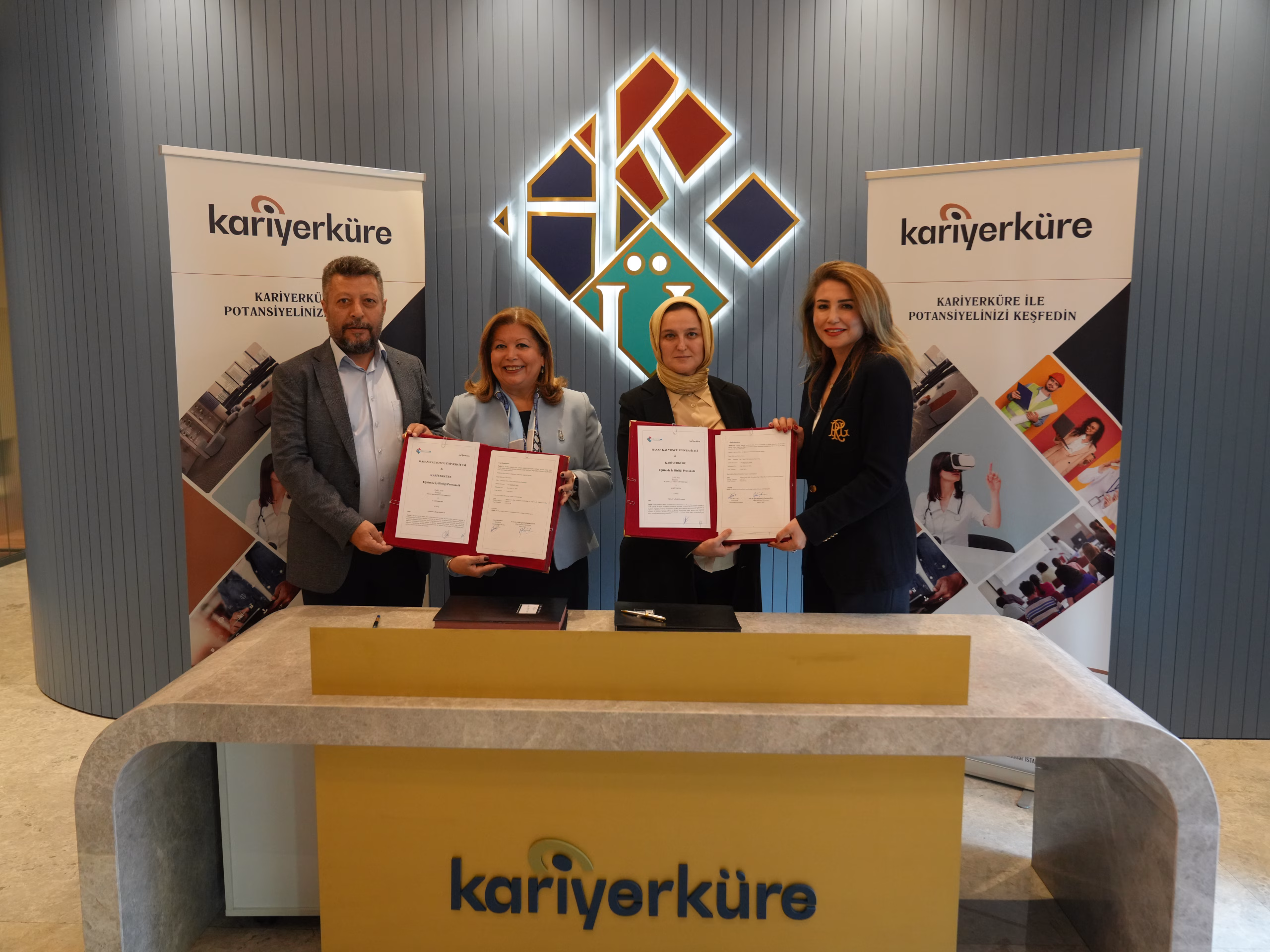 Hasan Kalyoncu Üniversitesi ile Kariyerküre Eğitim arasında iş birliği protokolü imzalandı