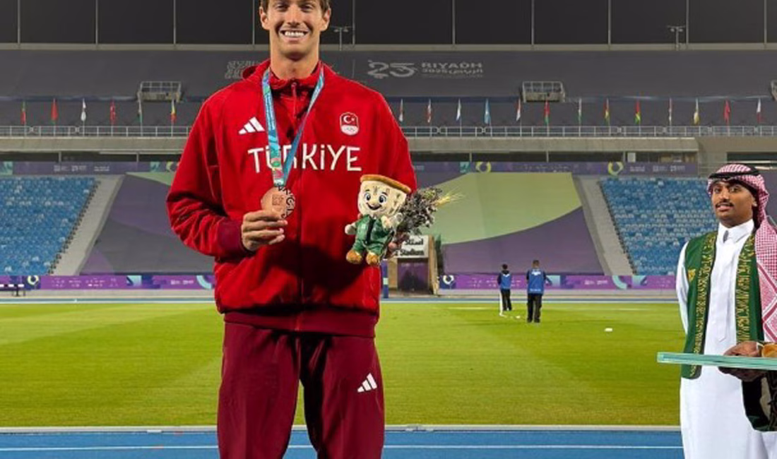 İZMİR, – TÜRK atletizminin yükselen yıldızlarından İzmirli milli atlet İsmail