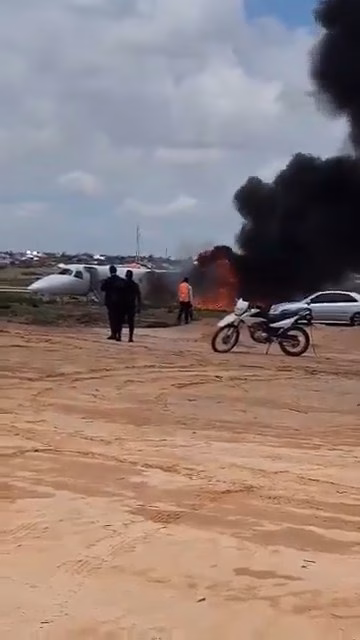 Kongo'da Maden Bakanı Kabamba'yı taşıyan uçak pistten çıktı