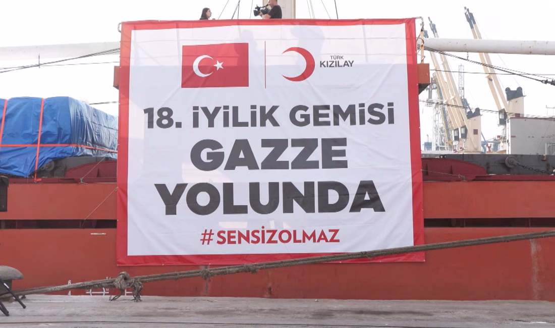 Melike USLU- Fırat ALKIZ/MERSİN, – TÜRK Kızılay, Gazze’deki insani krize