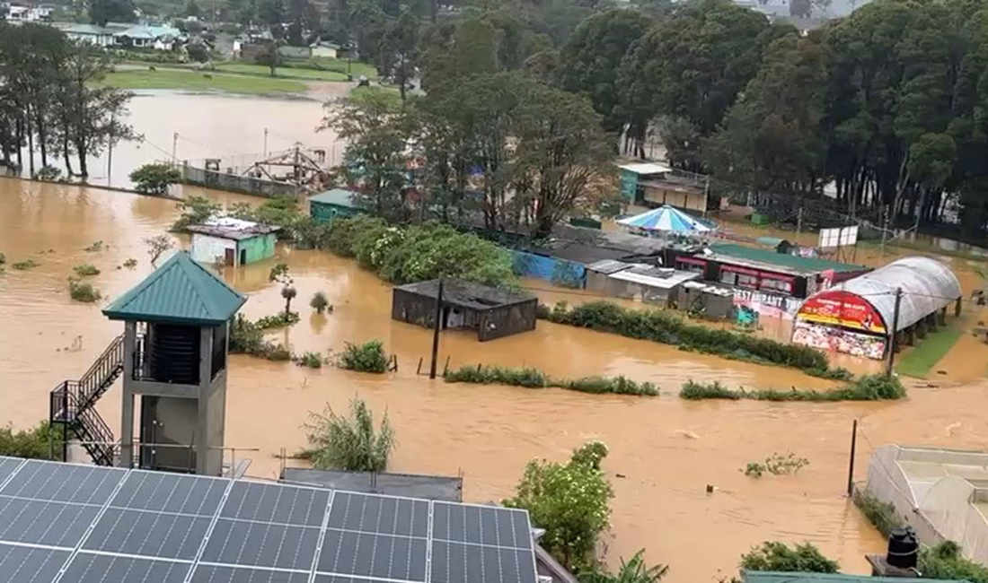 SRİ LANKA, – Sri Lanka’da etkili olan şiddetli yağışların yol