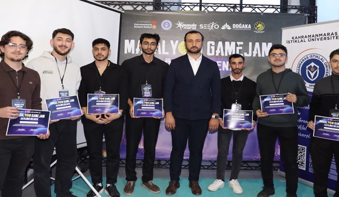 Kahramanmaraş Büyükşehir Belediyesi ve KİÜ iş birliğiyle düzenlenen oyun tasarım