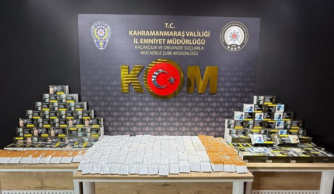 Kahramanmaraş Emniyet Müdürlüğü Kaçakçılık ve Organize Suçlarla Mücadele (KOM) Şube