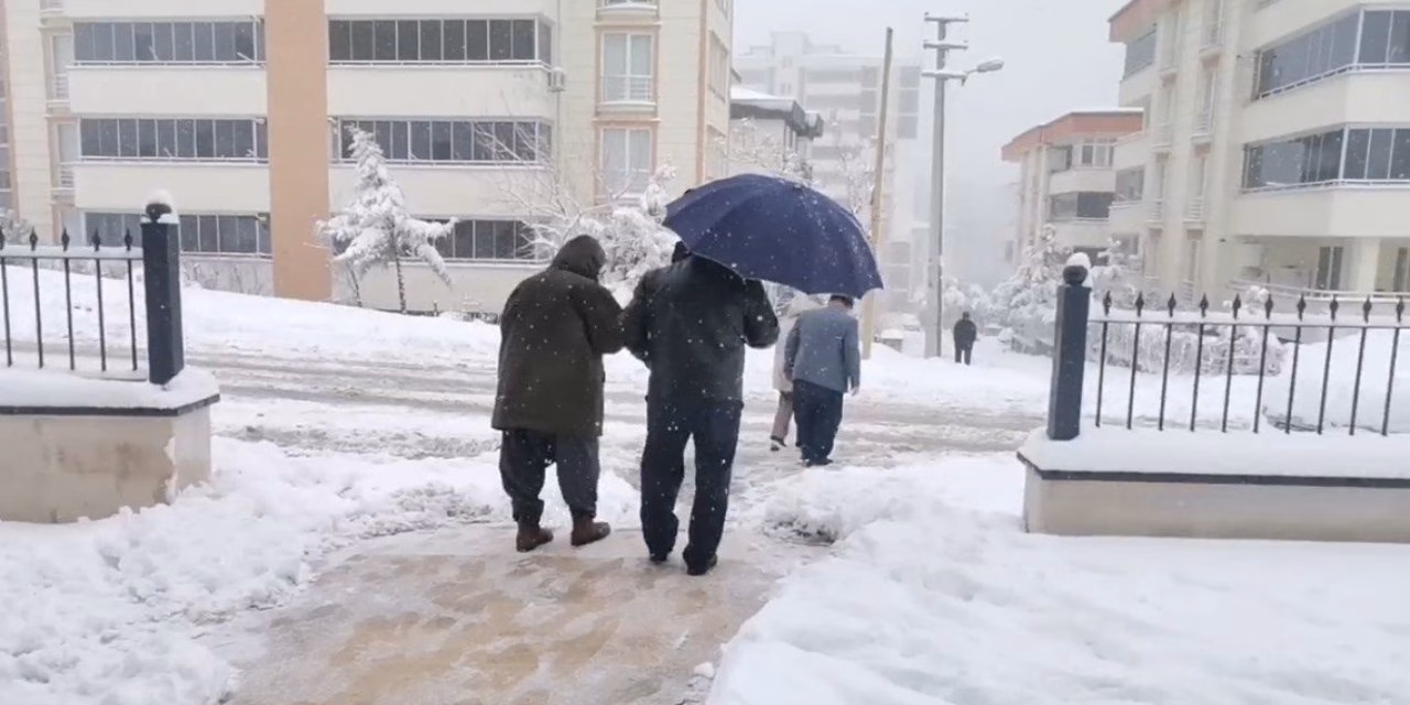 Kahramanmaraş’ta Kar Sevinci