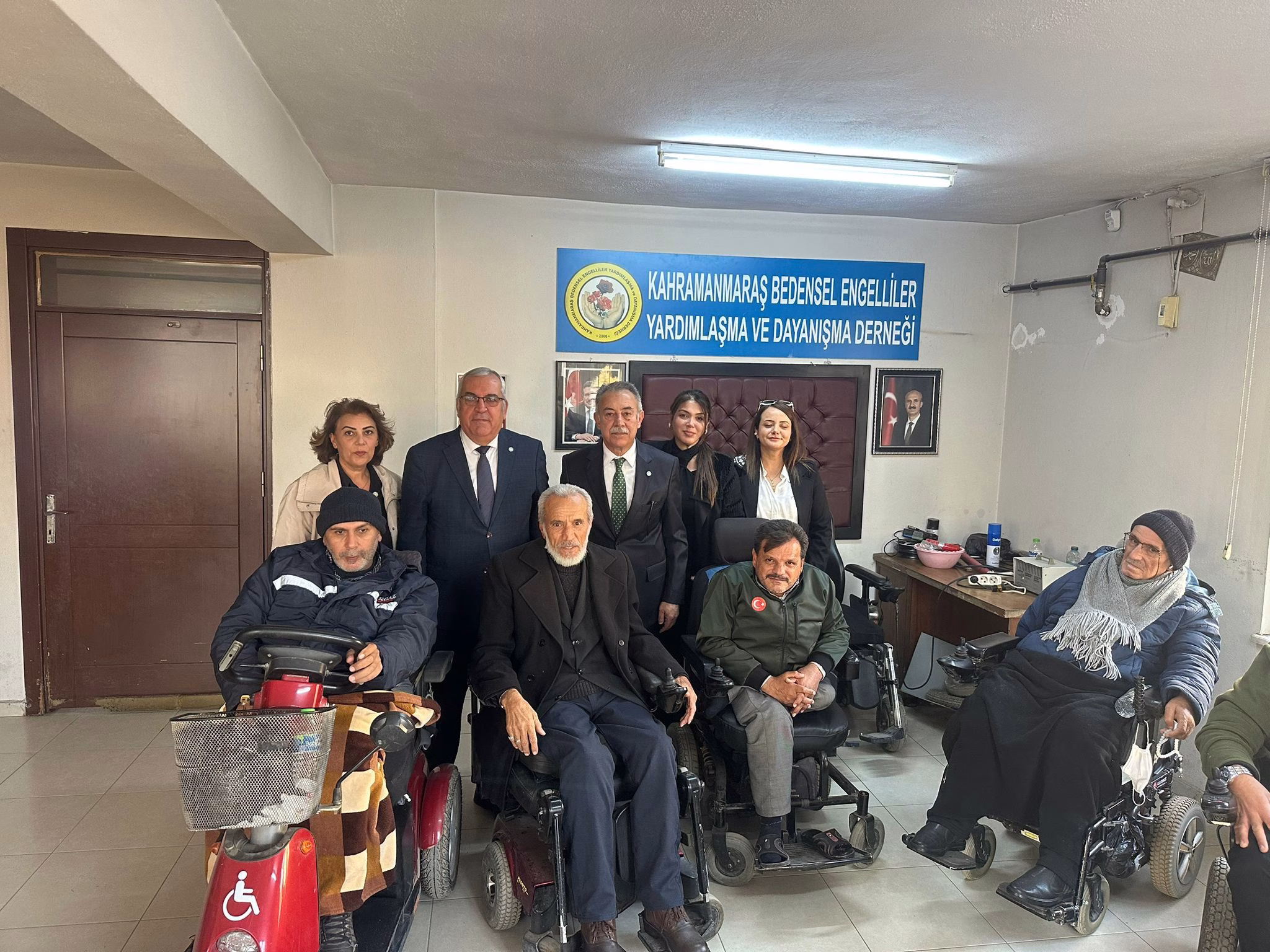 İYİ Parti İl Başkanı Mustafa Bastırmacı’dan Engelli Derneklerine Ziyaret iyi