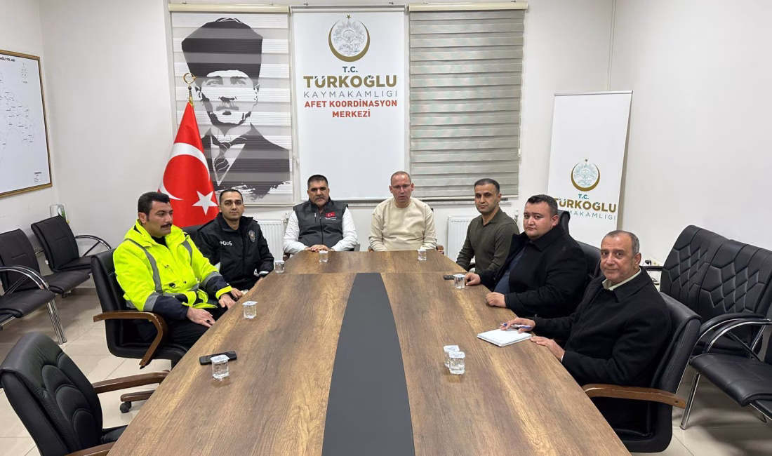Türkoğlu ilçesinde etkili olan yoğun kar yağışı nedeniyle alınacak önlemler,