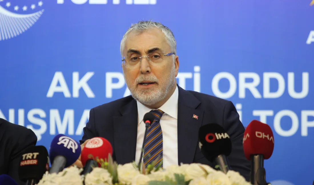 Emrah GEMİCİOĞLU/ORDU, – ÇALIŞMA ve Sosyal Güvenlik Bakanı Vedat Işıkhan,