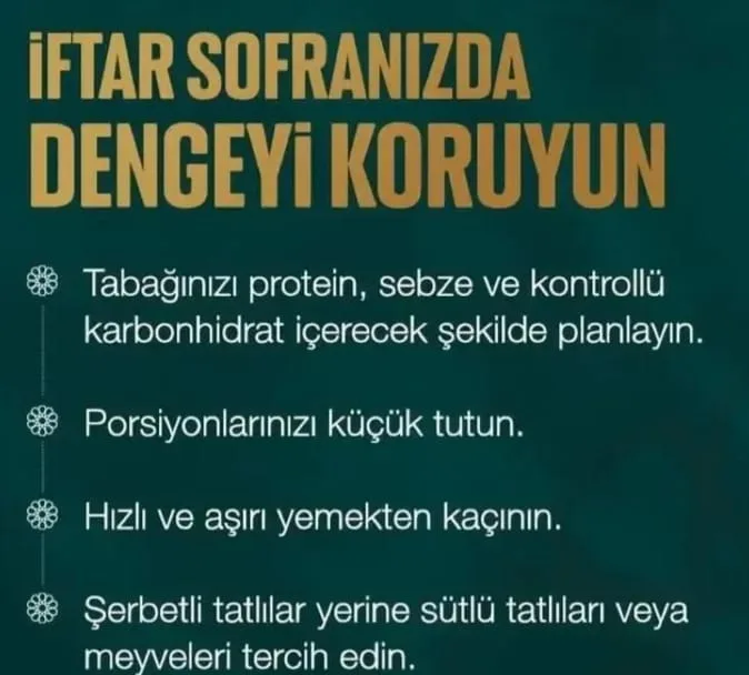 Kahramanmaraş Andırın Devlet Hastanesi, Ramazan ayı dolayısıyla vatandaşlara yönelik sağlıklı
