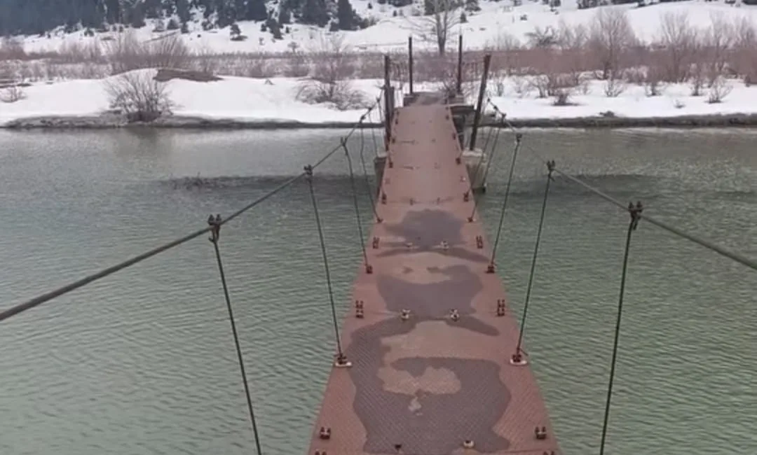 Kahramanmaraş’ın Andırın ilçesinde bulunan Kargaçayırı Göleti, yoğun kar yağışı ve