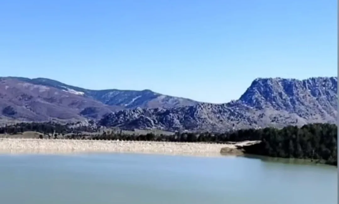 Kahramanmaraş’ın Andırın ilçesinde yapımı kısa süre önce tamamlanan Osmancık Göleti,