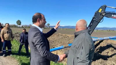 Kadirli Kaymakamı Erdinç Dolu, Yusuf İzzettin İçme Suyu Birliği tarafından