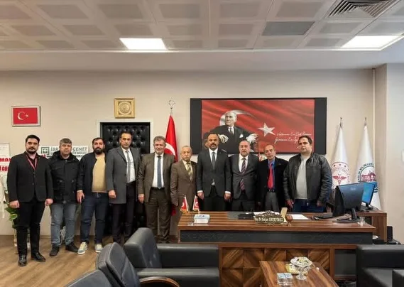 Osmaniye Gazeteciler Cemiyeti (OGC) Başkanı İsrafil Avcı ile yönetim kurulu