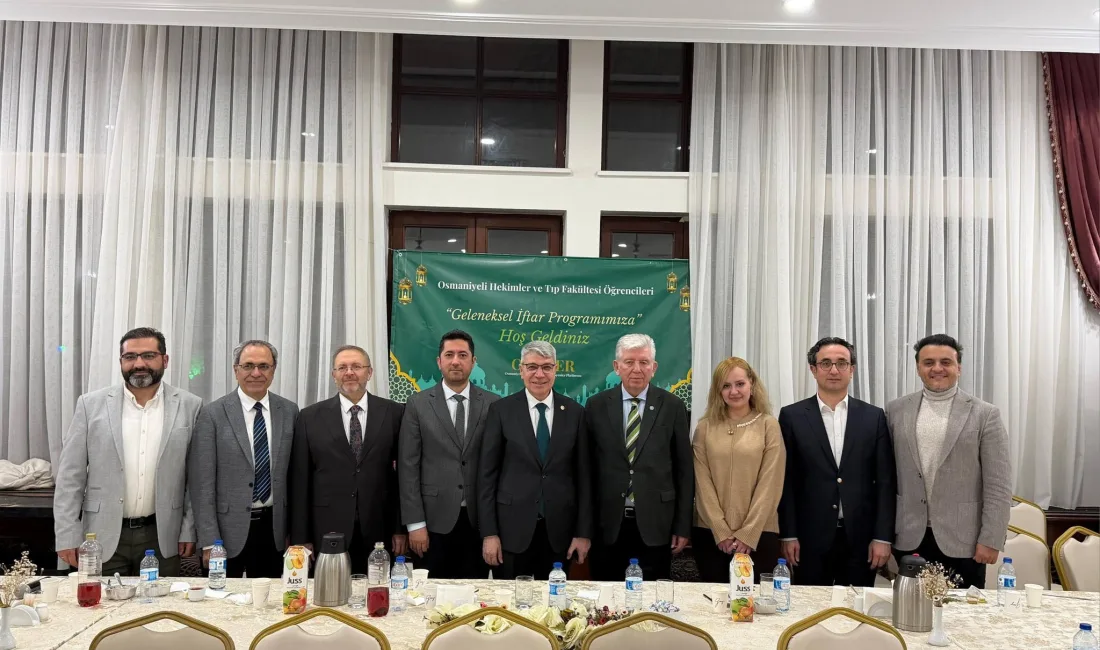 Osmaniye’li hekimler, Ankara’da düzenlenen anlamlı bir iftar programında bir araya
