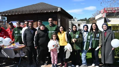 Kadirli’de, sivil toplum kuruluşları tarafından İsrail’in saldırıları altındaki Filistin’e destek