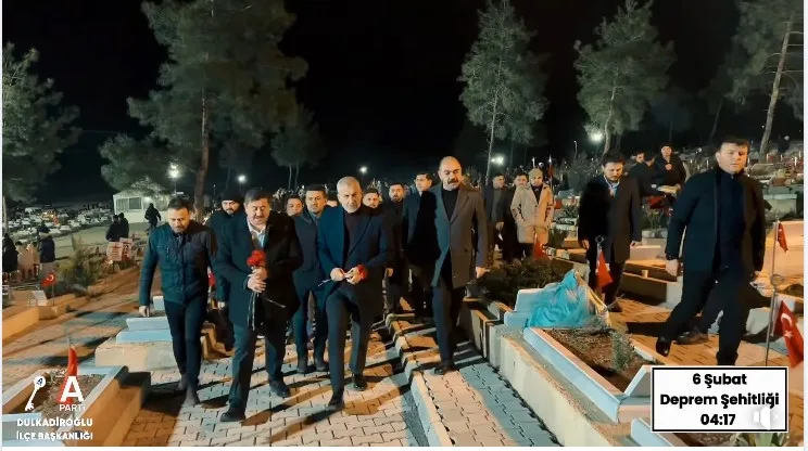 Anahtar Parti Dulkadiroğlu İlçe Başkanı Hacı Ahmet Sivri, 6 Şubat