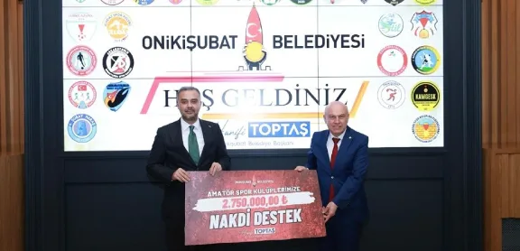 Kahramanmaraş’ta Amatör Spora Rekor Nakdi Katkı
