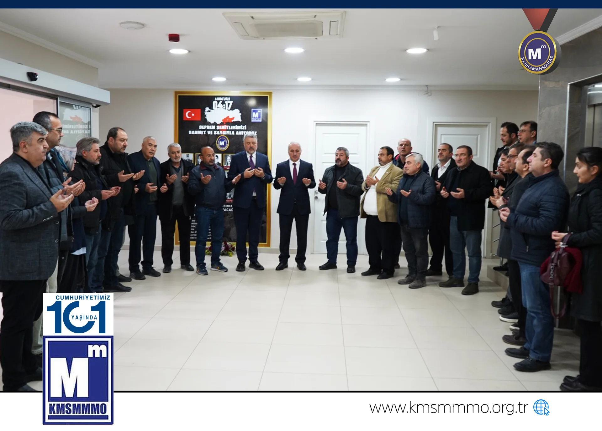 Kahramanmaras Mali Musavirler Odasindan 6 Subat Deprem Sehitleri Icin Anlamli Anma 4