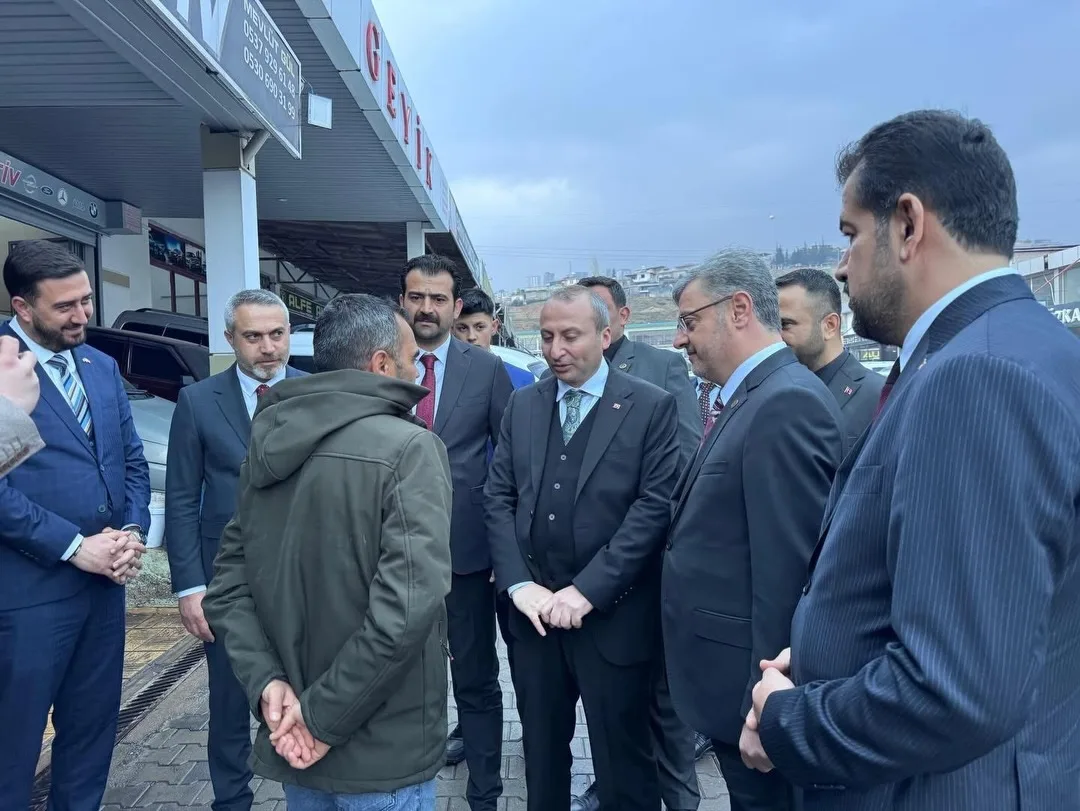 MHP’li Turan Şahin’den Kahramanmaraş Galericiler Sitesi Ziyareti