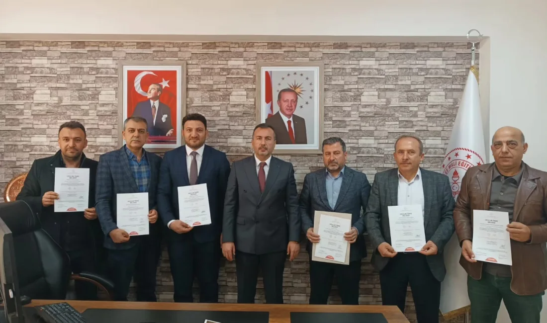 İş Sağlığı ve Güvenliği çalışmaları kapsamında yürütülen “Okulum Temiz Belgelendirme