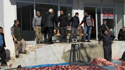 Tombak Mahallesi’nde her yıl Ramazan ayı öncesinde imece usulü gerçekleştirilen