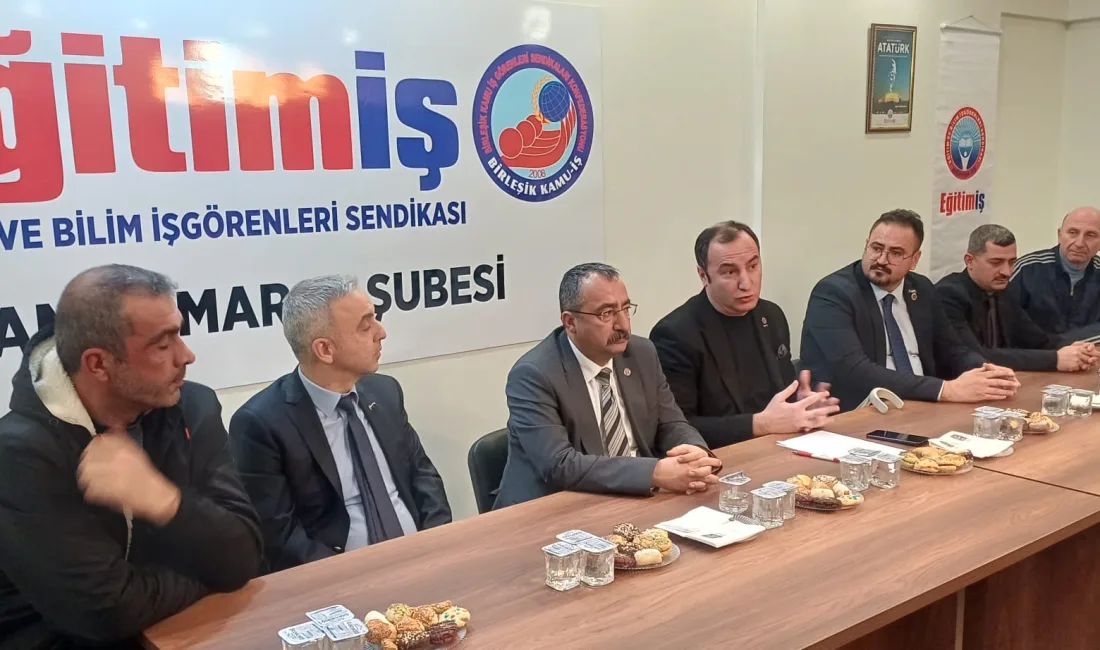 Eğitim-İş Sendikası Genel Başkanı Kadem Özbay, asrın felaketi olarak nitelendirilen