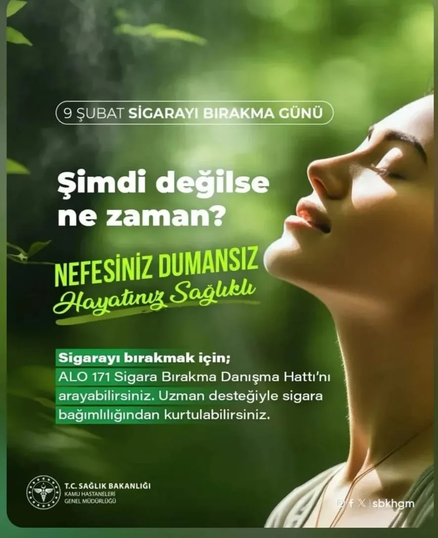 Andırın Devlet Hastanesi’nden Dumansız Yaşam Çağrısı
