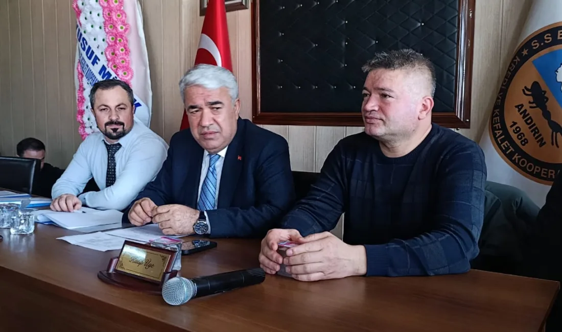 Kahramanmaraş’ın Andırın ilçesinde Şoförler ve Otomobilciler Esnaf Odası’nın seçimli olağan