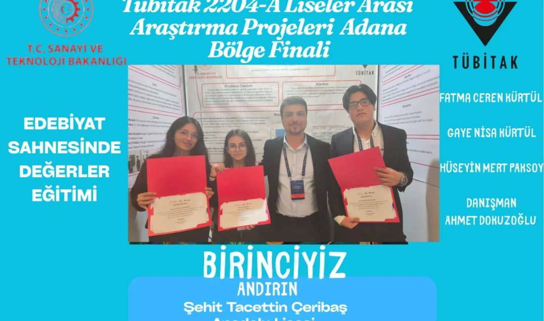 Kahramanmaraş’ın Andırın ilçesi eğitim alanında gurur verici bir başarıya daha