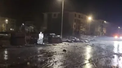 Andırın’da etkili olan aşırı ve yoğun yağışlar, ilçe genelinde sele,