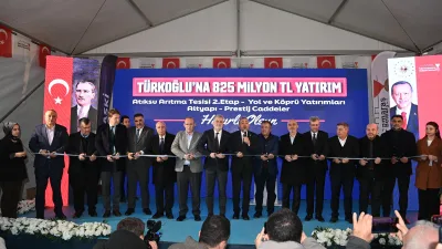 Büyükşehir Belediyesi tarafından 825 Milyon TL’lik yatırımla Türkoğlu’na kazandırılan alt