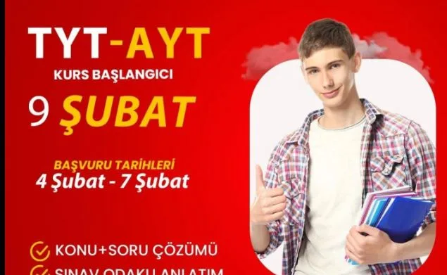 
Kadirli Belediyesi, üniversite hedefi olan gençler için ücretsiz TYT–AYT Hazırlık