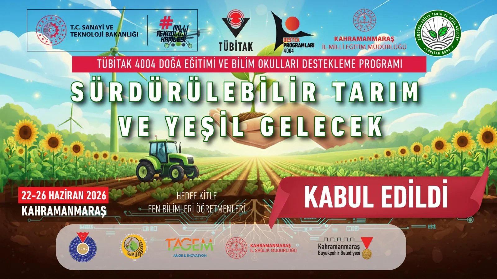 Kahramanmaraş’ta Dev Eğitim Çıkartması: 30 Fen Bilimleri Öğretmeni "Yeşil Gelecek" İçin Buluşuyor