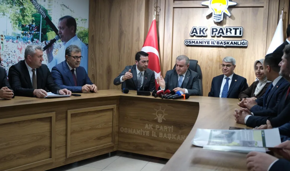 Gençlik ve Spor Bakanı Osman Aşkın Bak, Osmaniye ziyareti kapsamında