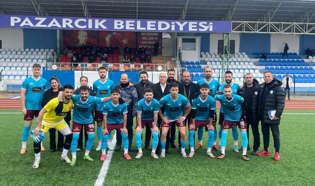 Pazarcık Belediye Başkanı Haydar İkizer, ilçenin futbol takımı Pazarcık Aksuspor’un