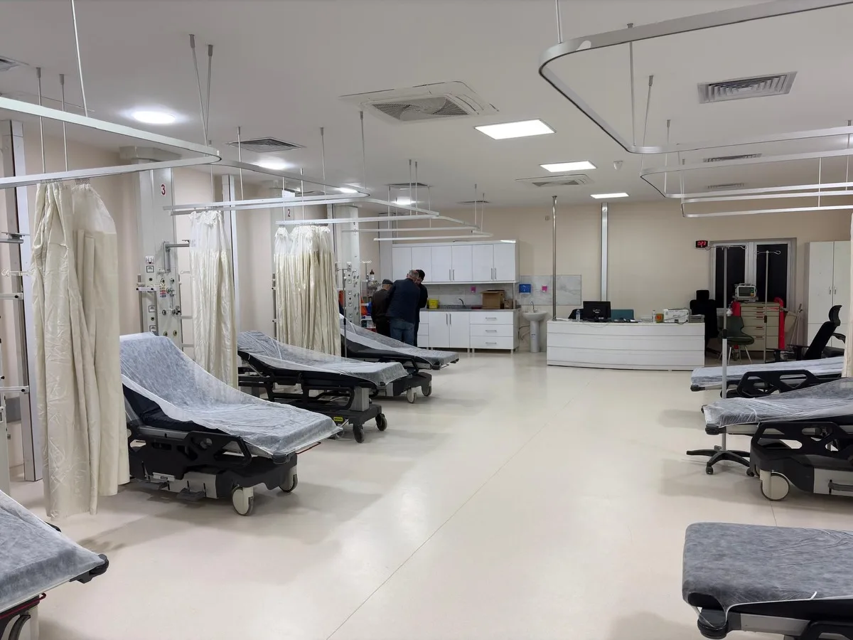 Elbistan Devlet Hastanesi’nde Acil Servis Yeşil Alanı Yenilendi