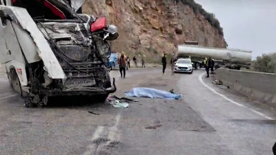 Kömürler eski yol tanker kazası gene hepimizi derinden üzücü bir