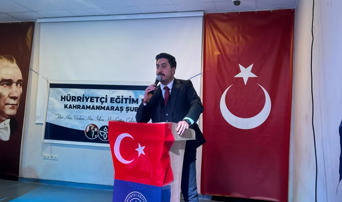 Fatih Soylu, Hürriyetçi Eğitim Sen Kahramanmaraş Şubesi’nin 2. Olağan Genel