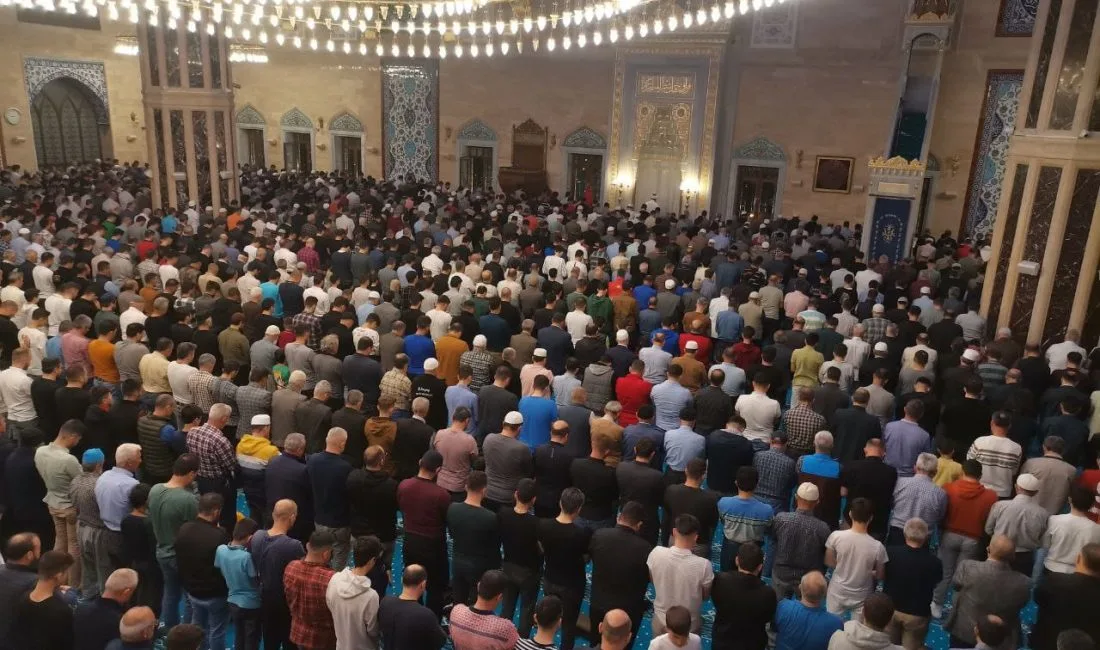 Bin aydan daha hayırlı olan Kadir Gecesi, Kahramanmaraş’ta manevi bir