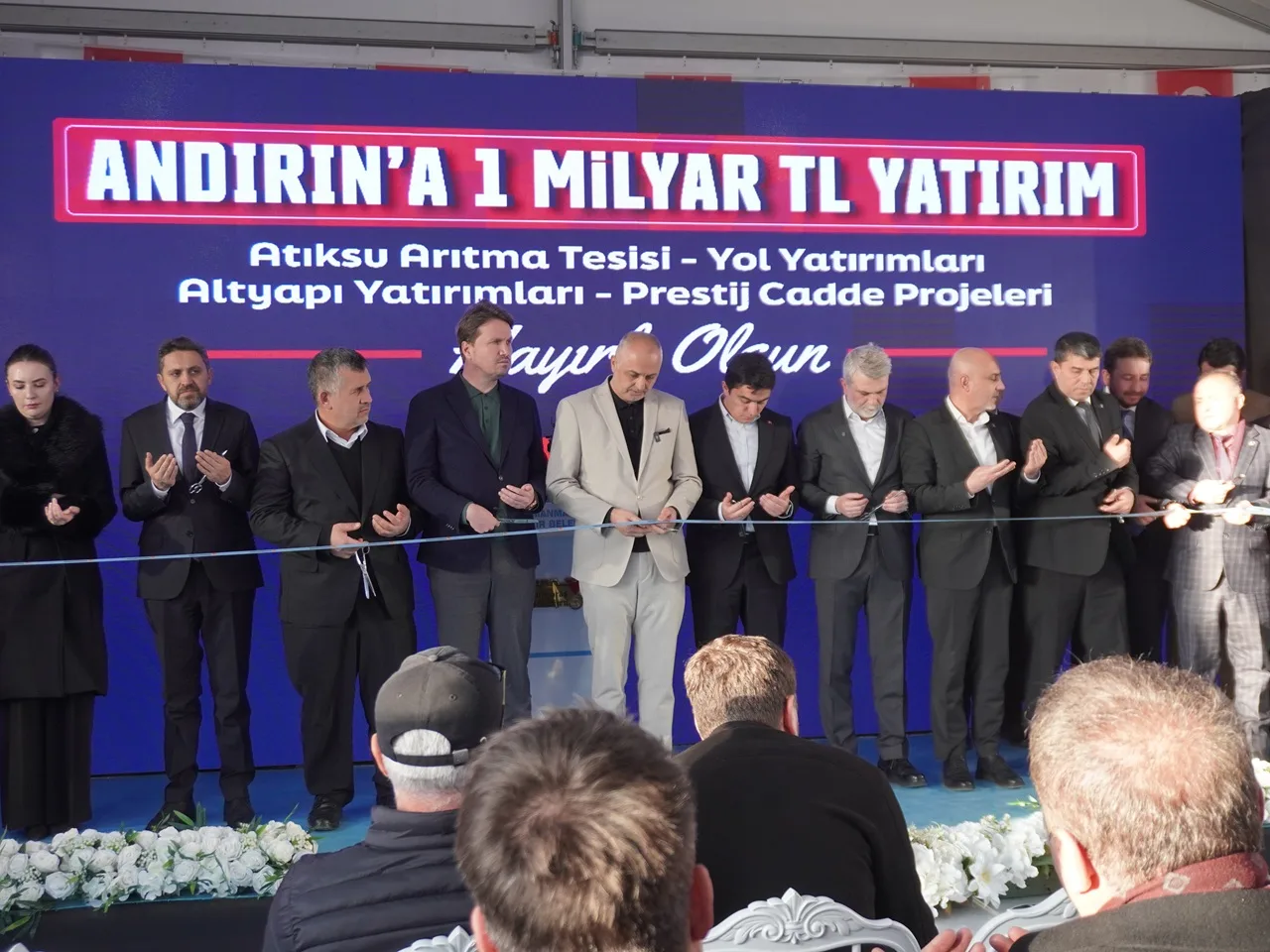 Kahramanmarasin Andirin ilcesinde 1 milyar TLlik projelerin acilisi yapildi 4