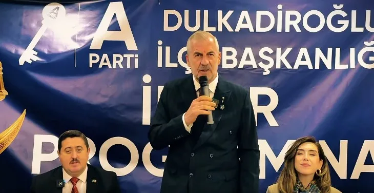 Anahtar Parti Kahramanmaraş İl Başkanı Fatin Rüştü Kayıran,  Dulkadiroğlu İlçe