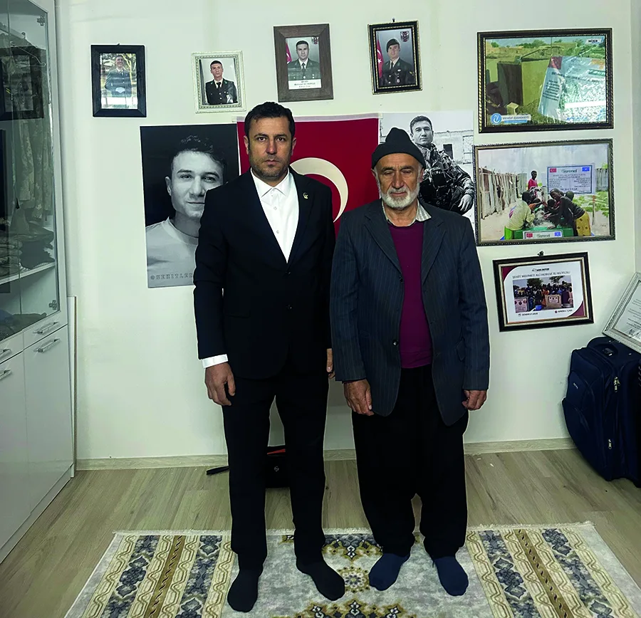 Milli Yol Partisi Onikisubat Ilce Baskani Fatih Buluttan Sehit Ailesine Anlamli Ziyaret 1