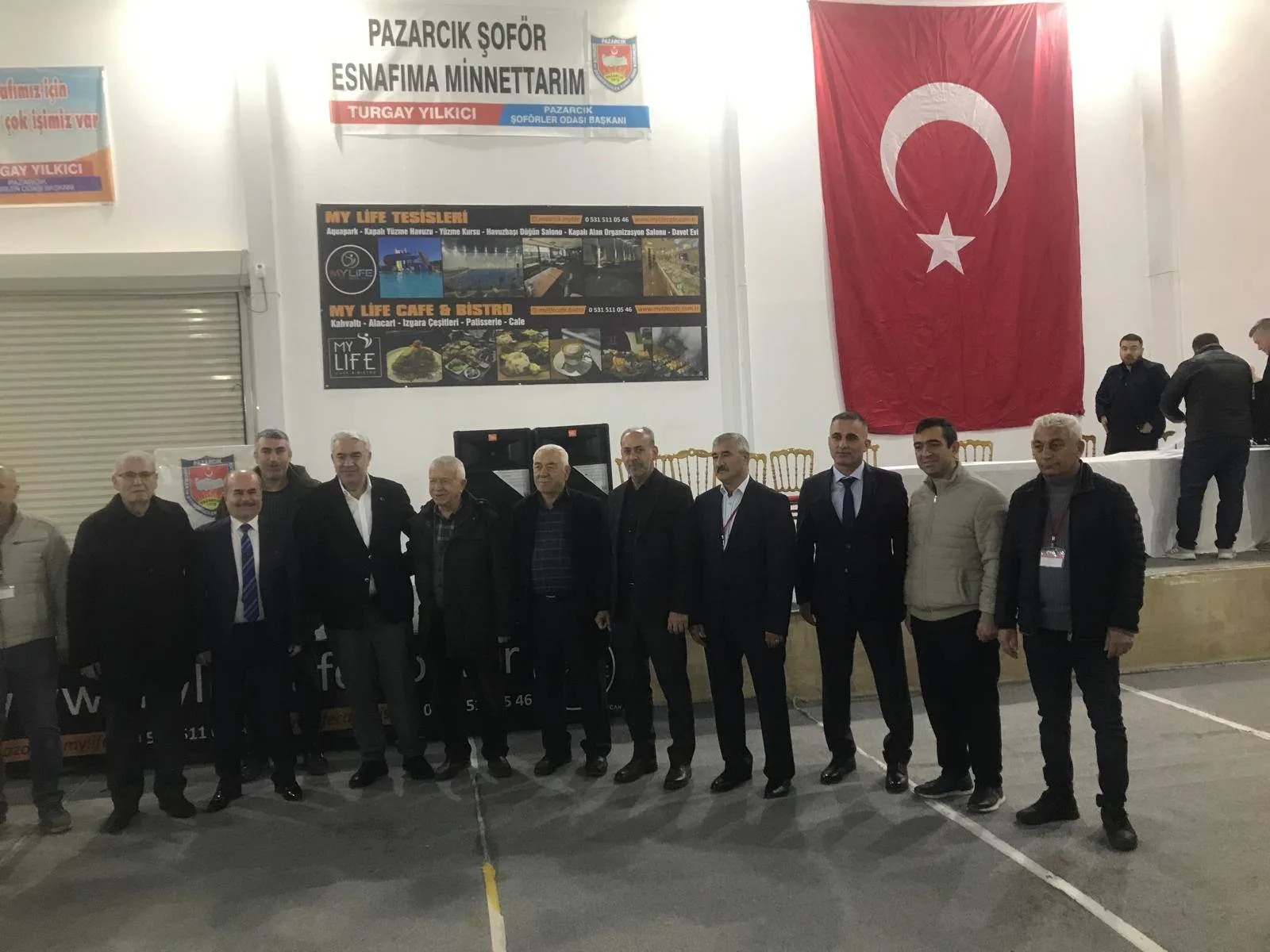 Turgay Yilkici guven tazeledi Pazarcik Soforler Odasinda genel kurul tamamlandi 3