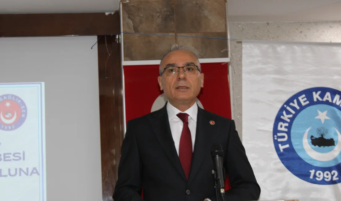 Türk Sağlık-Sen Kahramanmaraş Şube Başkanı Mehmet Özer, uzman doktorların icap